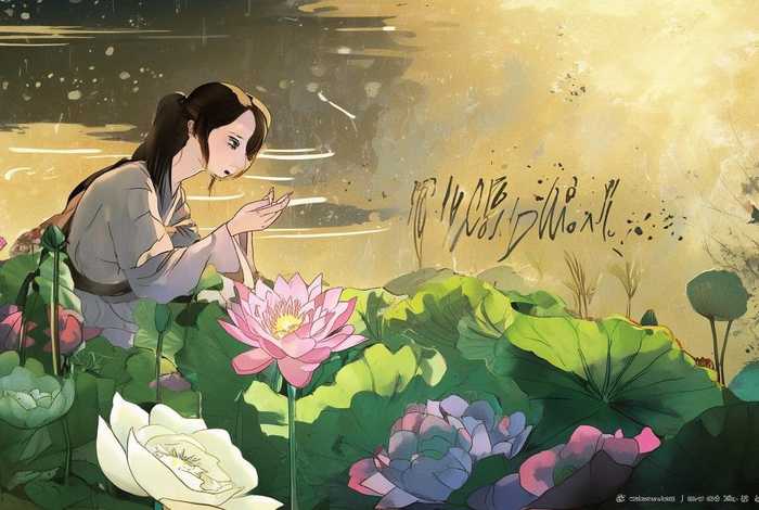 儿童故事王冕画荷花故事;王冕学画荷花故事 儿童故事王冕画荷花故事;王冕学画荷花故事