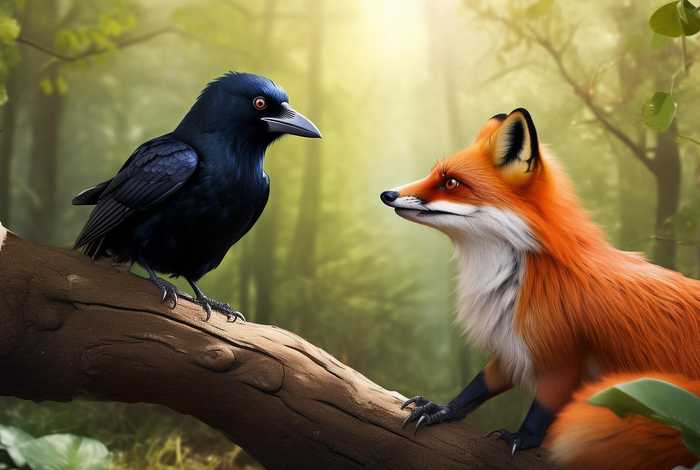 儿童故事鸟鸦和狐狸的故事（鸟鸦和狐狸是哪一本书中的故事）