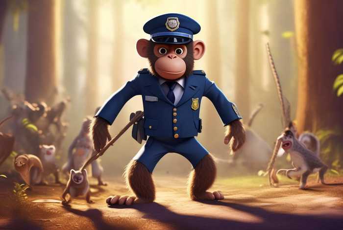 儿童故事猴子警，少儿故事猴子警长