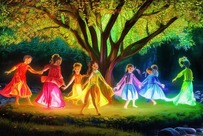 儿童故事七光、儿童七色光之歌