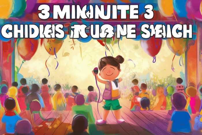 3分钟儿童演讲（3分钟儿童演讲稿3分钟）