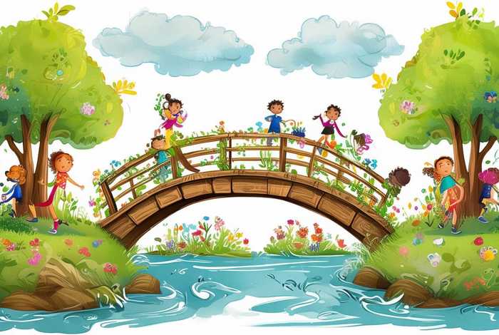 儿童插画小桥(儿童插画小桥图片) 儿童插画小桥(儿童插画小桥图片)