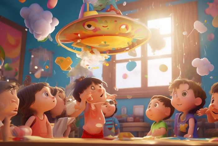 儿童故事会飞的帽子；会飞的帽子幼儿园看图说故事