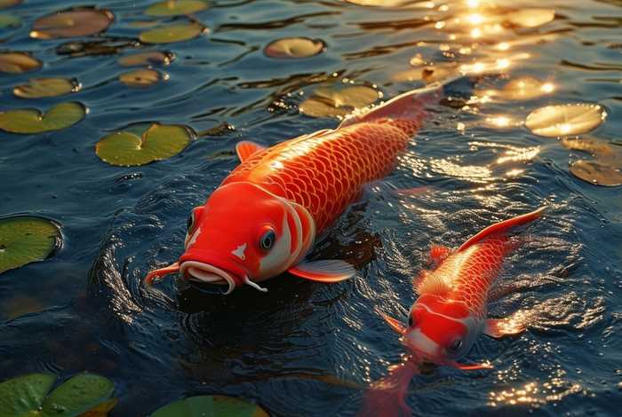 儿童故事大鲤鱼和小鲤鱼 小鲤鱼和大鲶鱼阅读理解答案
