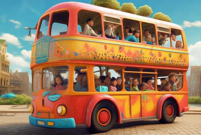 儿童故事双层巴士的故事；双层巴士的幼儿故事