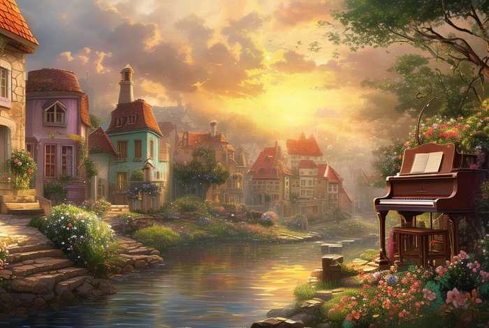 儿童版小城故事钢琴曲；小城故事钢琴曲简谱慢版教程