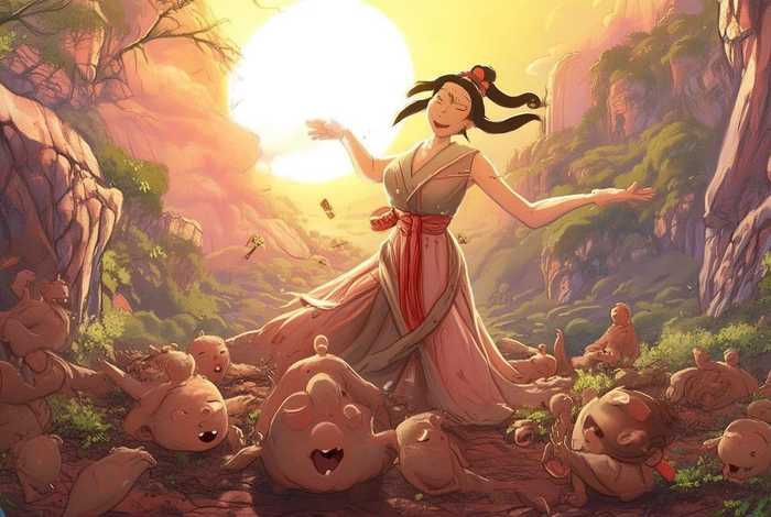 儿童故事大全经典女娲造人、幼儿神话故事女娲造人