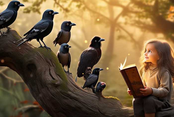 儿童故事大全七只乌鸦（小孩听故事书大全故事七只乌鸦）