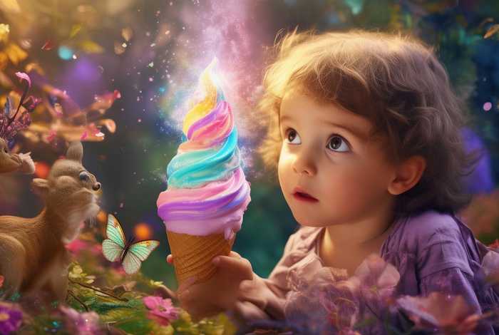 儿童故事神奇的冰激凌 神奇的冰激凌作文