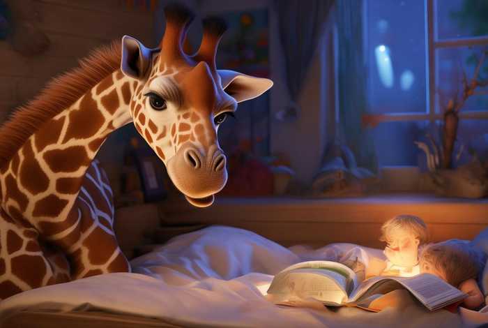 儿童睡前故事长颈鹿看病 - 长颈鹿睡前小故事