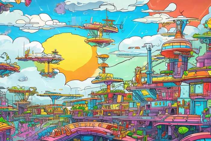 儿童科学幻想绘画作品图片 - 儿童科学幻想绘画作品图片简单