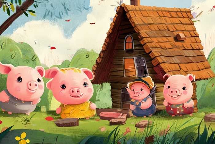 儿童童话故事大全三只小猪、儿童童话故事大全三只小猪盖房子