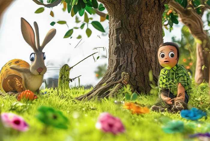 儿童绘本故事守株待兔 守株待兔绘本故事带文字