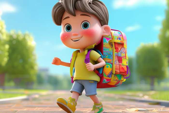 儿童背书包的卡通图片 - 儿童背书包的卡通图片可爱 儿童背书包的卡通图片 - 儿童背书包的卡通图片可爱