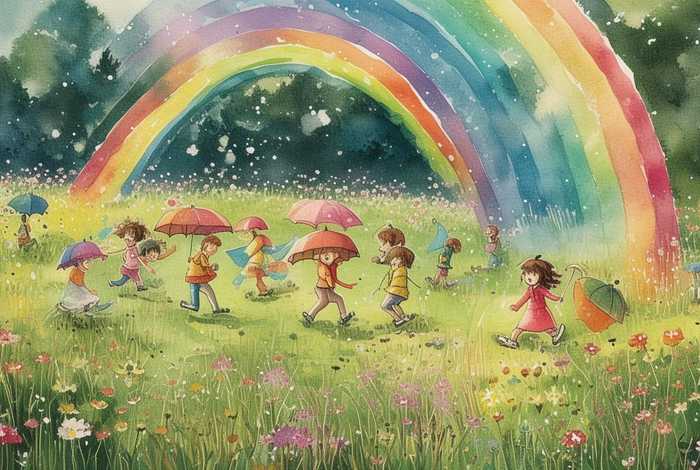 儿童故事 彩虹 彩虹的幼儿故事 儿童故事 彩虹 彩虹的幼儿故事