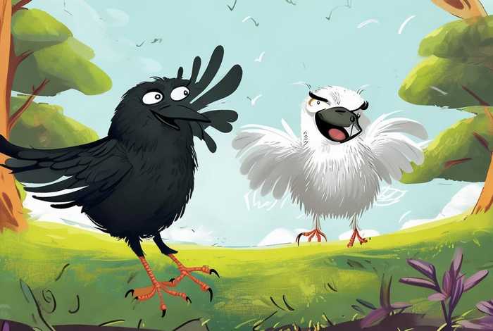 儿童故事乌鸦兄弟 - 故事 乌鸦兄弟