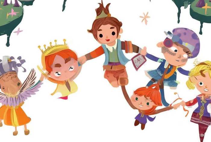 儿童神话人物（神话中的人物关系图儿童的）