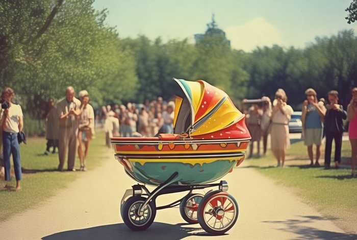 80年代儿童推车 80年代儿童推车圈图片