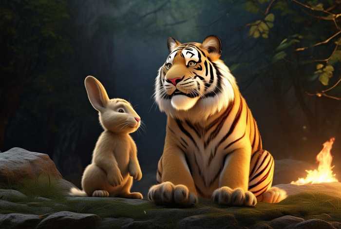 儿童睡前故事全集老虎与小兔子 - 睡前小故事老虎和兔子 儿童睡前故事全集老虎与小兔子 - 睡前小故事老虎和兔子