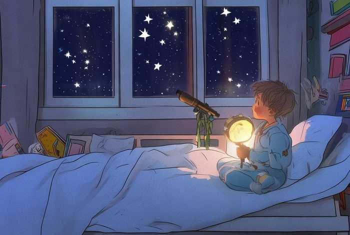 儿童睡前故事看星星，幼儿睡前故事小星星