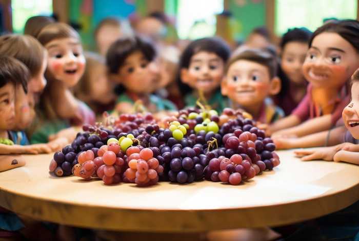 儿童葡萄故事 - 幼儿园葡萄课程故事
