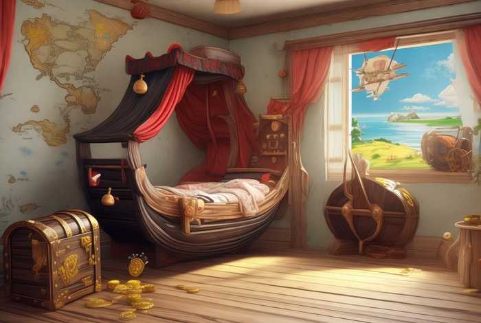 儿童海盗房间 儿童海盗房间图片