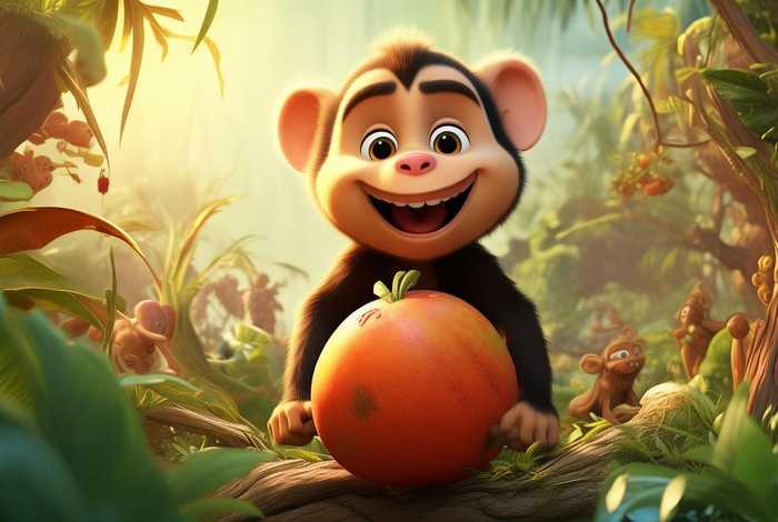 儿童故事猴吃西瓜、小故事猴吃西瓜的故事