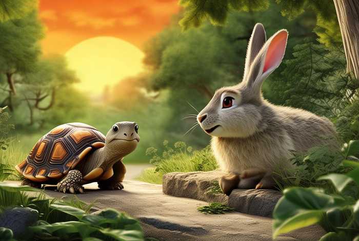 365夜睡前故事大全 - 365夜睡前故事大全龟兔赛跑的故事