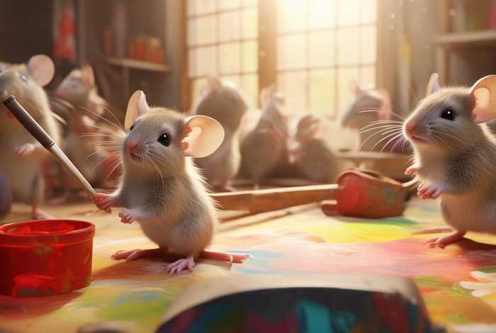 mouse paint故事、《mouse paint》