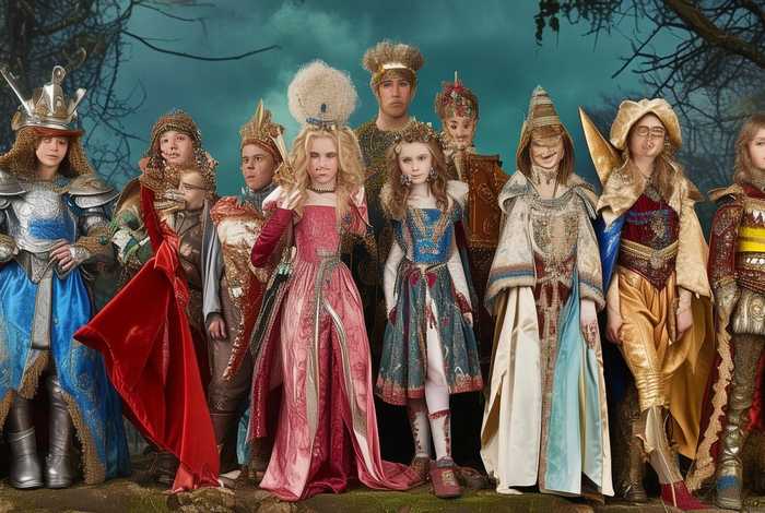 儿童故事人物角色服装（故事人物扮演服装图片）