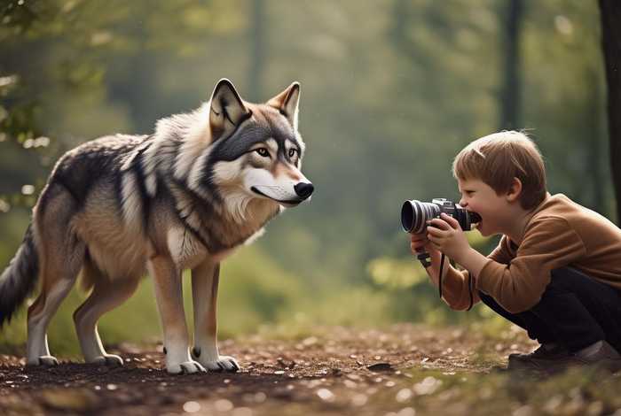 儿童故事灰狼照相的故事(灰狼拍照的故事) 儿童故事灰狼照相的故事(灰狼拍照的故事)