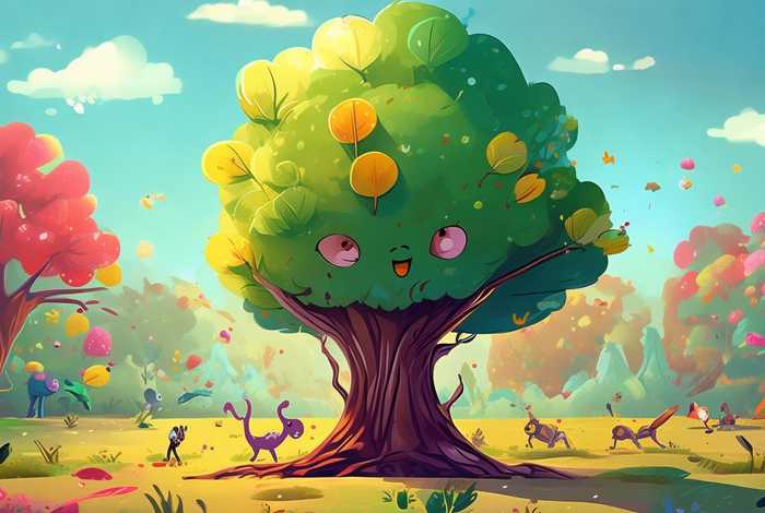 儿童故事小树图片 小树的故事绘本 儿童故事小树图片 小树的故事绘本