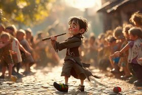 pied piper童话 the pied piper绘本