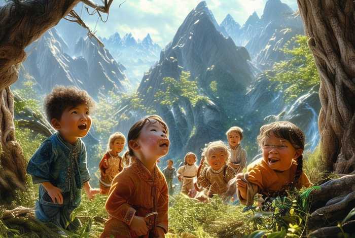 儿童故事金银山，中国民间故事金银山