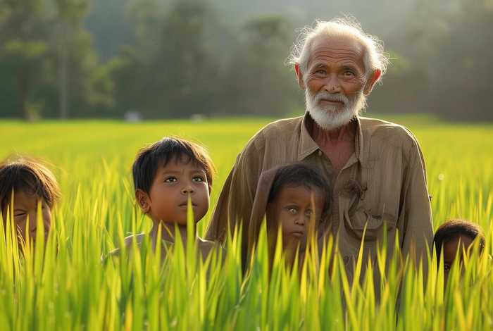 儿童故事袁隆平爷爷的故事 - 袁隆平爷爷的感人故事