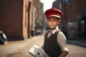 《报童》（报童帽图片）