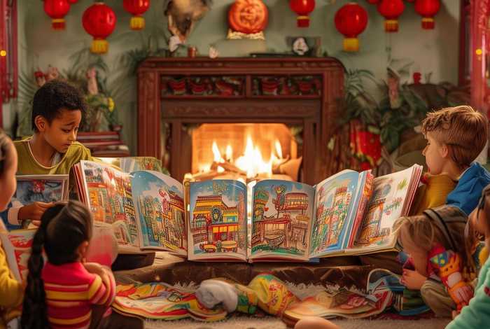 儿童故事分享及读后感 - 儿童绘本春节的故事读后感