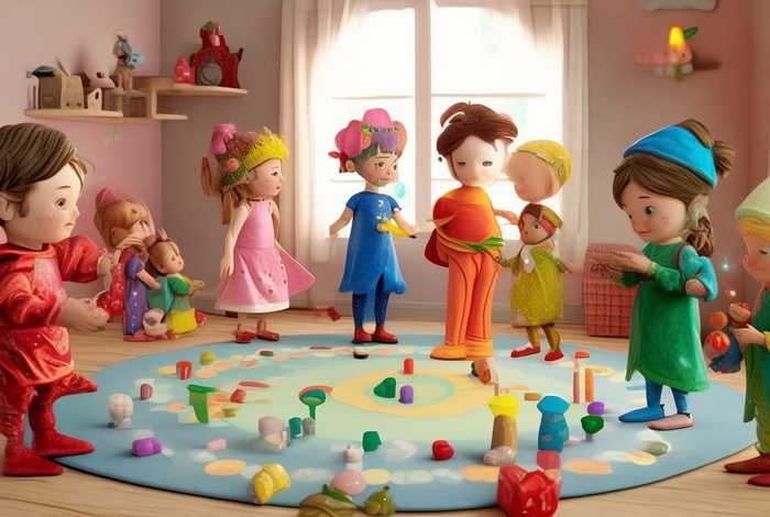 儿童故事两人角色扮演剧本 - 角色扮演8个人幼儿故事剧本