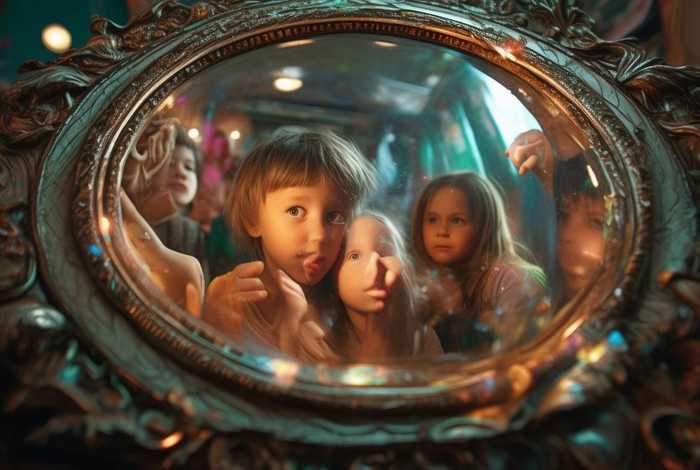 5分钟儿童小故事奇怪的镜子；幼儿园故事奇怪的镜子教案