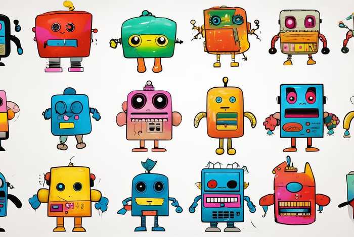 儿童画机器人图片大全，儿童画机器人图片大全 小学生