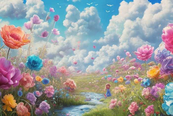 儿童背景故事图案大全 - 儿童背景图片大全 唯美