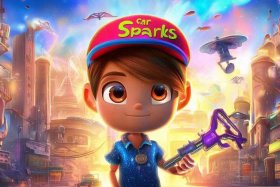 car sparks的英语绘本；car sparks的英语绘本翻译