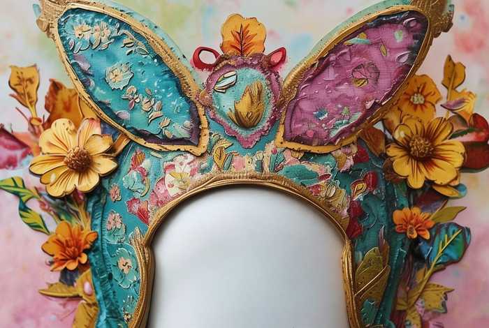 儿童格林童话头饰手工制作图片打印版；格林童话手工卡纸制作