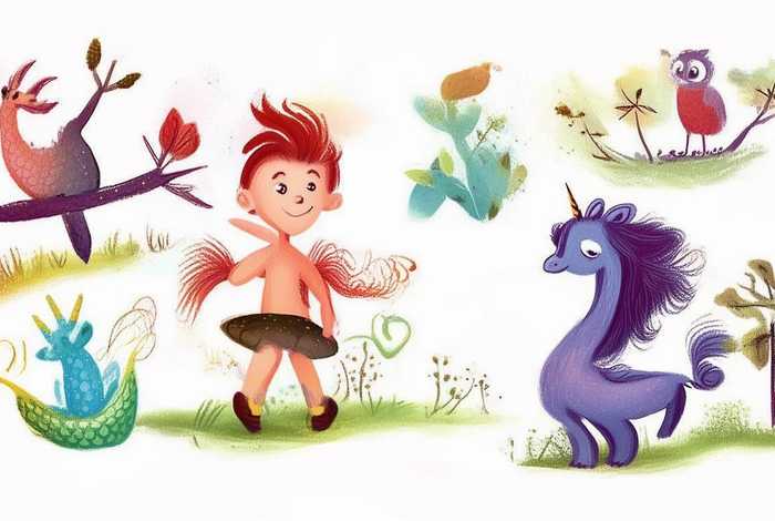 儿童简笔故事画、少儿简笔画故事