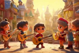 儿童吉他童话镇 - 儿童吉他童话镇弹唱