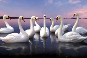 6个天鹅故事、6只天鹅的故事