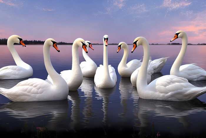 6个天鹅故事、6只天鹅的故事