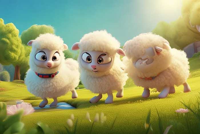 儿童故事三只小羊羔，儿歌三只小羊的故事视频