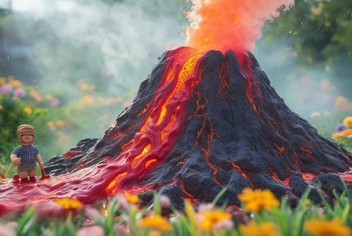 儿童故事火山；幼儿故事火山喷发