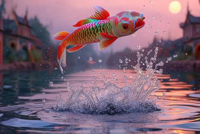 儿童睡前故事小鲤鱼跳龙门 - 动画片睡前故事小鲤鱼跳龙门